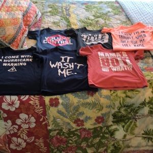 6 boys t shirts in 5T